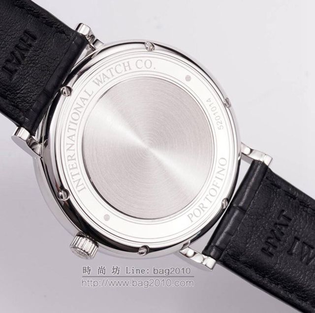 IWC手錶RSS匠心之作 日曆字體顯示 全自動機械男表 簡約款萬國表 萬國高端男士腕表  hds1507